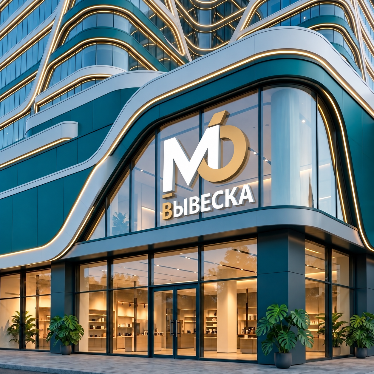 Вывеска М6